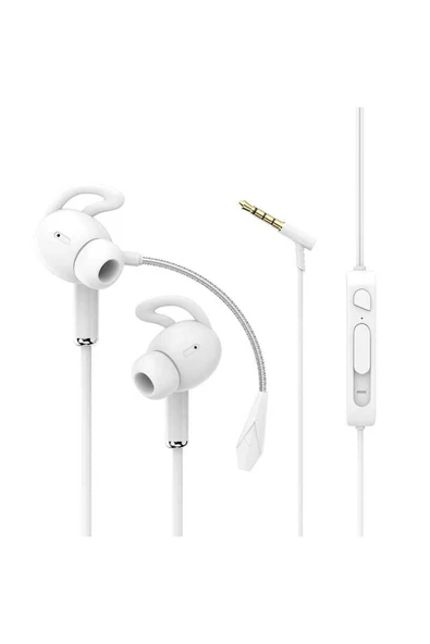 KILIFTECH Zore AK-P9 3.5mm Uyumlu Kulaklık-Beyaz