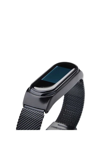 kilifdakilif Xiaomi Mi Band 4 Uyumlu KRD-06 Metal Zore Kordon Gold - 7