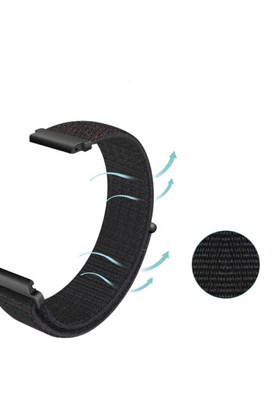 InnoCase Gear S2 (20mm) Uyumlu KRD-03 Hasır Zore Kordon-NO3 - Resim 3