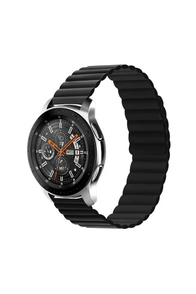 Atlas Xiaomi Amazfit Pace Uyumlu KRD-52 Zore Kordon-Gri-Sarı - Resim 2