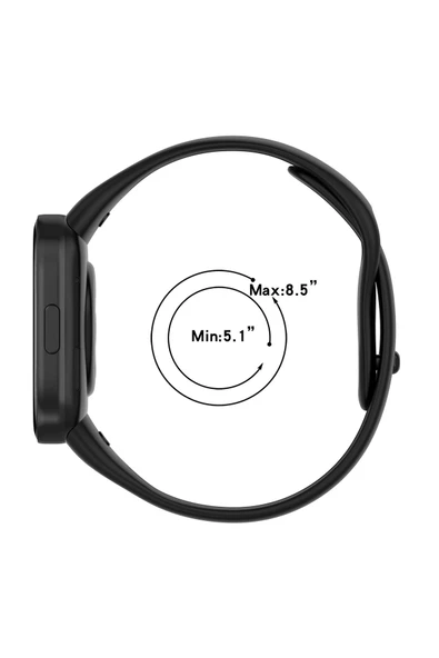 Atlas Xiaomi Redmi Watch 3 Uyumlu KRD-81 Uyumlu Zore Kordon-Koyu Yeşil - Resim 8