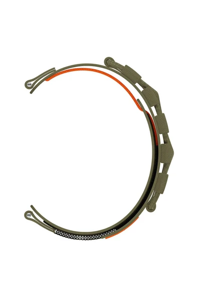 zore Huawei GT2 42mm Zore KRD-112 20mm Orbital Örgülü Halat Tasarımlı Naylon Kumaş Hasır Kordon-Mavi - 3