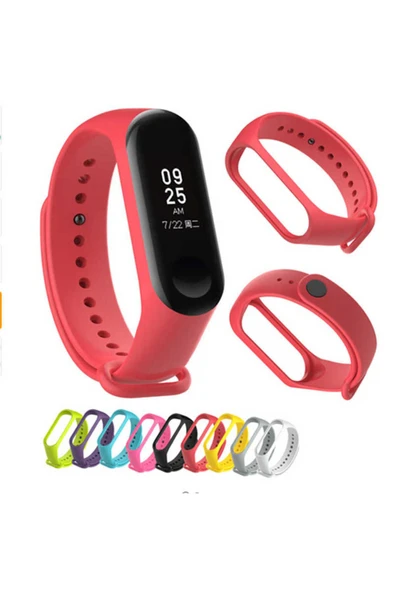 kilifdakilif Xiaomi Mi Band 4 Uyumlu Zore Kordon-Beyaz - 2