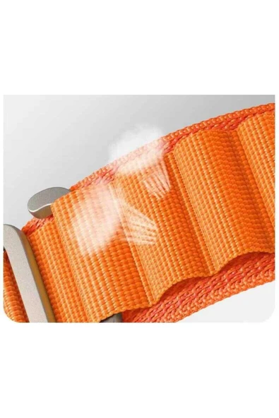 wenixs aksesuar Watch 10 42mm Uyumlu WNX KRD-74 Hasır Kordon-Beyaz - Resim 2