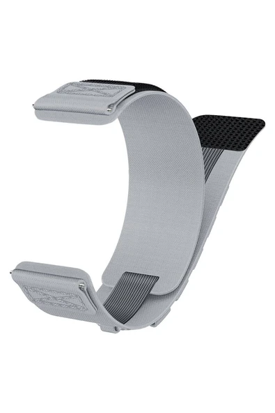 RiseOfGLC Galaxy Watch 42mm Zore KRD-112 20mm Orbital Örgülü Halat Tasarımlı Naylon Kumaş Hasır Kordon-Yeşil - 5
