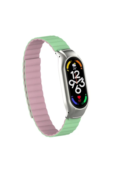 zore Xiaomi Mi Band 7 Uyumlu KRD-69 Zore Kordon Açık Yeşil ürün görseli