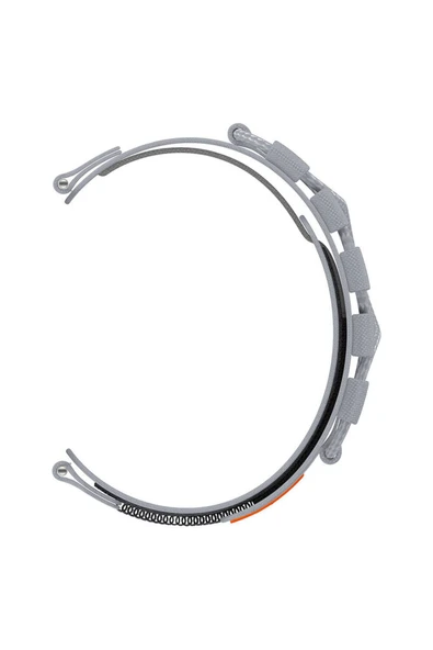 FLYGIFTS Gear S2 Zore KRD-112 20mm Orbital Örgülü Halat Tasarımlı Naylon Kumaş Hasır Kordon-Turuncu - 4