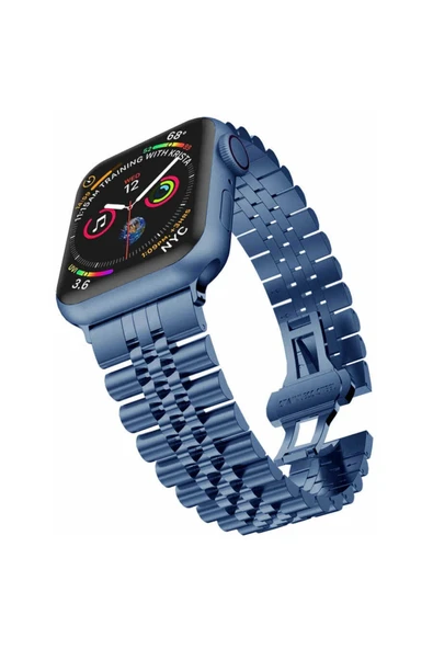 Ardemix Watch 42mm Uyumlu KRD-36 Metal Zore Kordon-Gümüş - Resim 2