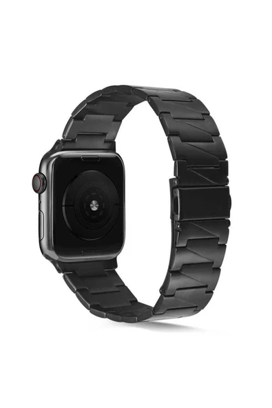 TUVA TEKNOLOJİ Watch 38mm Uyumlu KRD-48 Metal TUVA Kordon-Gold - Resim 8