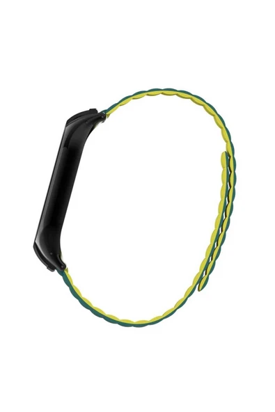 zore Xiaomi Mi Band 7 Uyumlu KRD-69 Zore Kordon Açık Yeşil - Resim 5