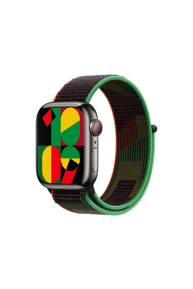 gallipolitech Watch 38mm Uyumlu KRD-03 Hasır Zore Kordon-Black Unity ürün görseli