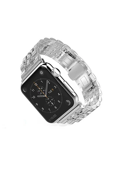 miyoza Watch 40mm Uyumlu KRD-14 Metal Kordon MİY Gümüş - Resim 3