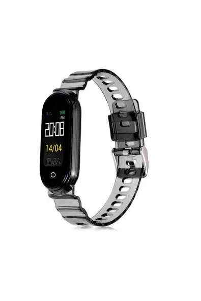 Veys Aksesuar Xiaomi Mi Band 5 KRD-27 Uyumlu VEYS Kordon Siyah