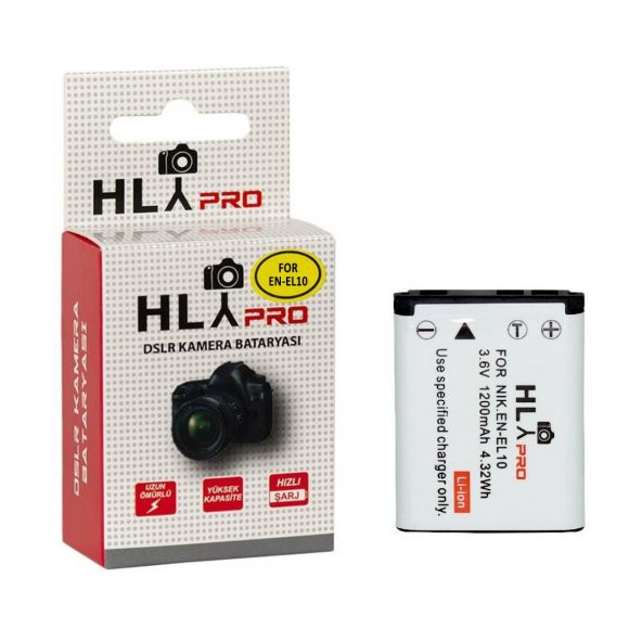 Hlypro Nikon Coolpix S220 için EN-EL10 Batarya