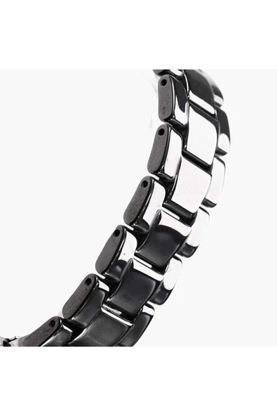 LEXROO Xiaomi Mi Band 3 Uyumlu KRD-21 Metal Kordon-hlp-Gümüş - 4