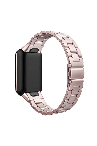 szr store Xiaomi Mi Band 7 Pro KRD-04 Metal Kordon-Rose Gold - Resim 2