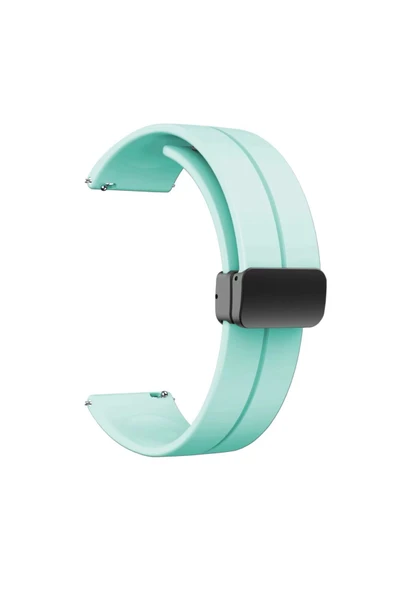 DorukPlus Xiaomi Amazfit Pace KRD-84 22mm Uyumlu Zore Kordon-Açık Yeşil