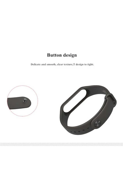 szr store Xiaomi Mi Band 2 Uyumlu Zore Kordon-Pembe Açık - Resim 3