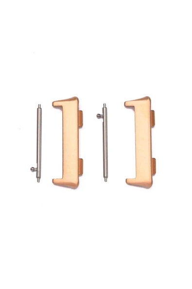 szr store Oppo Watch 46mm 22mm Metal Kordon Dönüştürücü CLO- Rose Gold - 5