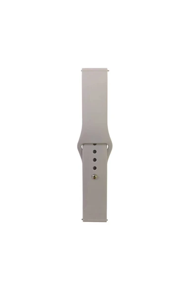 Goktugaksesuar Galaxy Watch 42mm Band Serisi 20mm Klasik Kordon Silikon Strap Kayış-Green Brick