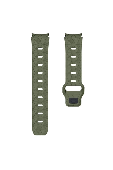 Boğazören Galaxy Watch 6 40mm Zore KRD-116 20mm Futbol Desenli Spor Tasarımlı Silikon Kordon-Sarı - 2