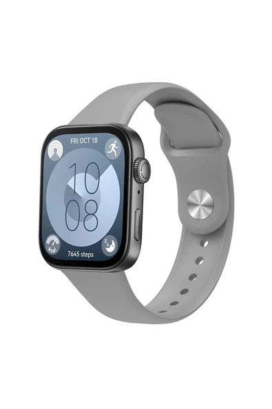 prolysus Huawei Watch Fit 3 KRD-11 22mm Silikon Kordon-Gri