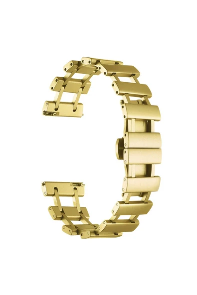 Technorion Huawei Honor Magic 2 46mm Uyumlu CLO- KRD-96 22mm Metal Kordon-Siyah - Resim 6