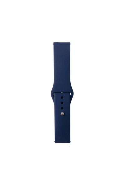 KILIFTECH Galaxy Watch Active 2 44mm Band Serisi 20mm Klasik Kordon Silikon Strap Kayış-Midnight Blue