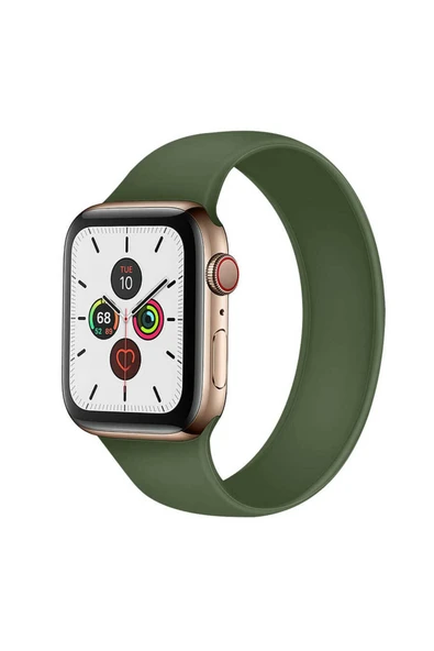 Ardemix Watch 44mm Uyumlu KRD-31 Solo Loop Medium Zore Kordon-Turuncu - 2