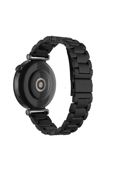 zore Huawei GT4 18mm Uyumlu KRD-04 Metal Zore Kordon Gümüş - Resim 7