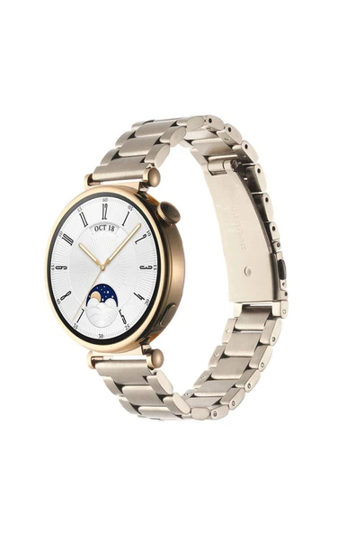 zore Huawei GT4 18mm Uyumlu KRD-04 Metal Zore Kordon Gümüş ürün görseli