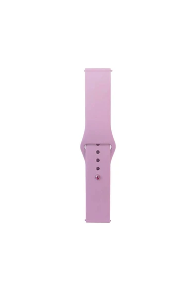 zore Xiaomi Amazfit Pace Band Serisi 22mm Klasik Kordon Silikon Strap Kayış-Mor