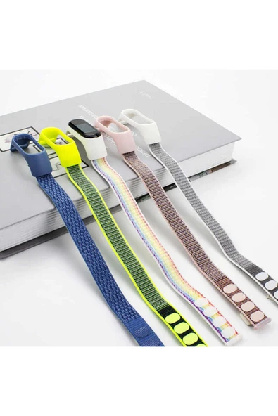 zore Xiaomi Mi Band 6 Uyumlu KRD-03 Hasır Zore Kordon-NO10 - Resim 4