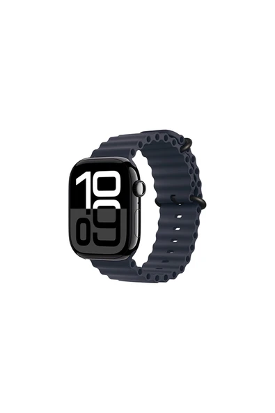 NÜANSTEK Watch 10 42mm Uyumlu Zore KRD-75 Silikon Kordon-Mat Lacivert ürün görseli