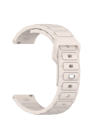 BULUT AKSESUAR Huawei GT2 46mm Zore KRD-132 22mm Silikon Kordon Strap Kayış - Starlight