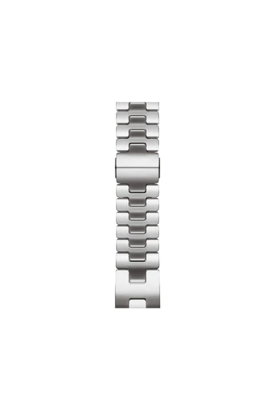 zore Apple Watch 7 45mm Zore KRD-125 Metal Kordon Strap Kayış-Gümüş - 5