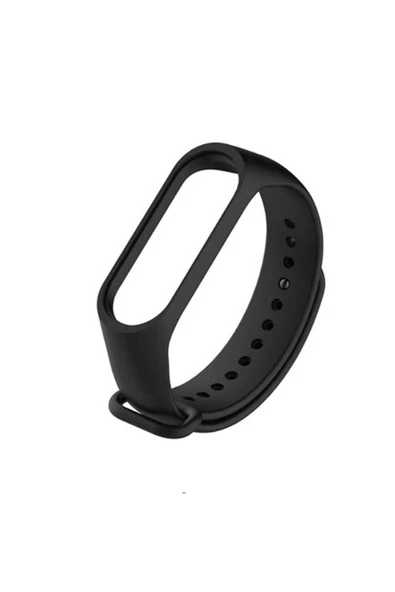 SAFA Xiaomi Mi Band 3 Uyumlu Zore Kordon-Siyah