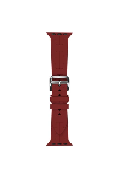 KILIFTECH Watch 42mm KRD-92 Uyumlu Zore Kordon-Koyu Kırmızı - 4
