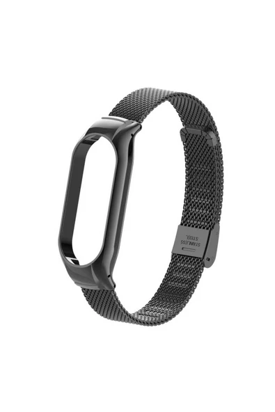 KILIFTECH Xiaomi Mi Band 7 Uyumlu KRD-06 Metal Zore Kordon-Rose Gold - 2