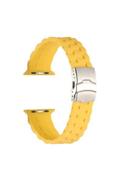 KILIFTECH Watch 7 41mm KRD-72 Uyumlu Zore Kordon-Sarı ürün görseli