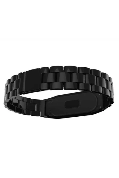 KILIFTECH Xiaomi Mi Band 6 Uyumlu KRD-04 Metal Zore Kordon-Lacivert - Resim 4