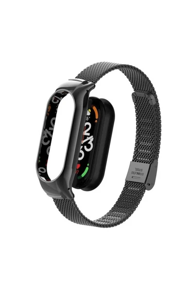 KILIFTECH Xiaomi Mi Band 7 Uyumlu KRD-06 Metal Zore Kordon-Rose Gold - 5