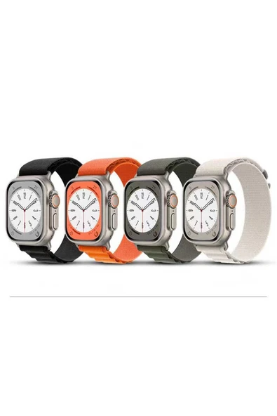 SAFA Watch 40mm Uyumlu KRD-74 Hasır Zore Kordon-Beyaz - 4