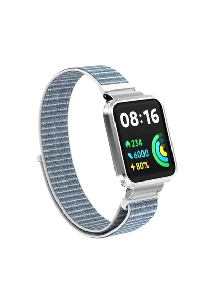 SAFA Xiaomi Redmi Watch 2 Lite Uyumlu KRD-61 Hasır Zore Kordon-NO11 ürün görseli