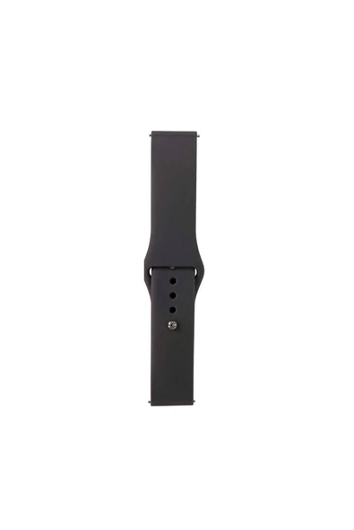 KILIFTECH Huawei GT2 42mm Band Serisi 20mm Klasik Kordon Silikon Strap Kayış-Gri