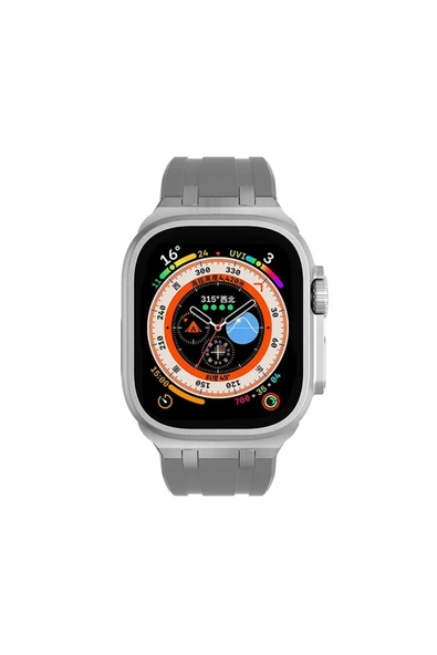 KILIFTECH Watch 42mm Uyumlu KRD-89 Uyumlu Zore Kordon-Lacivert - Resim 5