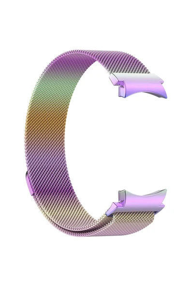 KILIFTECH Galaxy Watch 6 Classic 47mm Uyumlu KRD-01 Metal Zore Kordon-Colorful