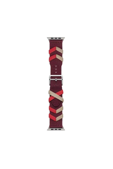 SAFA Watch 40mm Uyumlu CLO- KRD-97 Sarmal Örgü Tasarımlı Kordon-Haki - 4