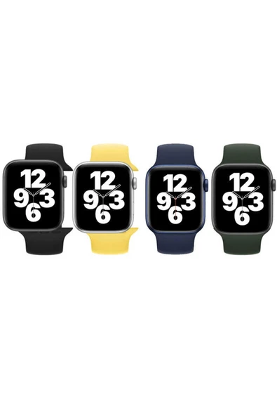 zore Watch 44mm Uyumlu KRD-31 Solo Loop Large Zore Kordon-Mavi - Resim 6