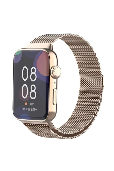 KILIFTECH Huawei Watch Fit 3 Zore KRD-01 Metal Kordon-Gümüş - 3